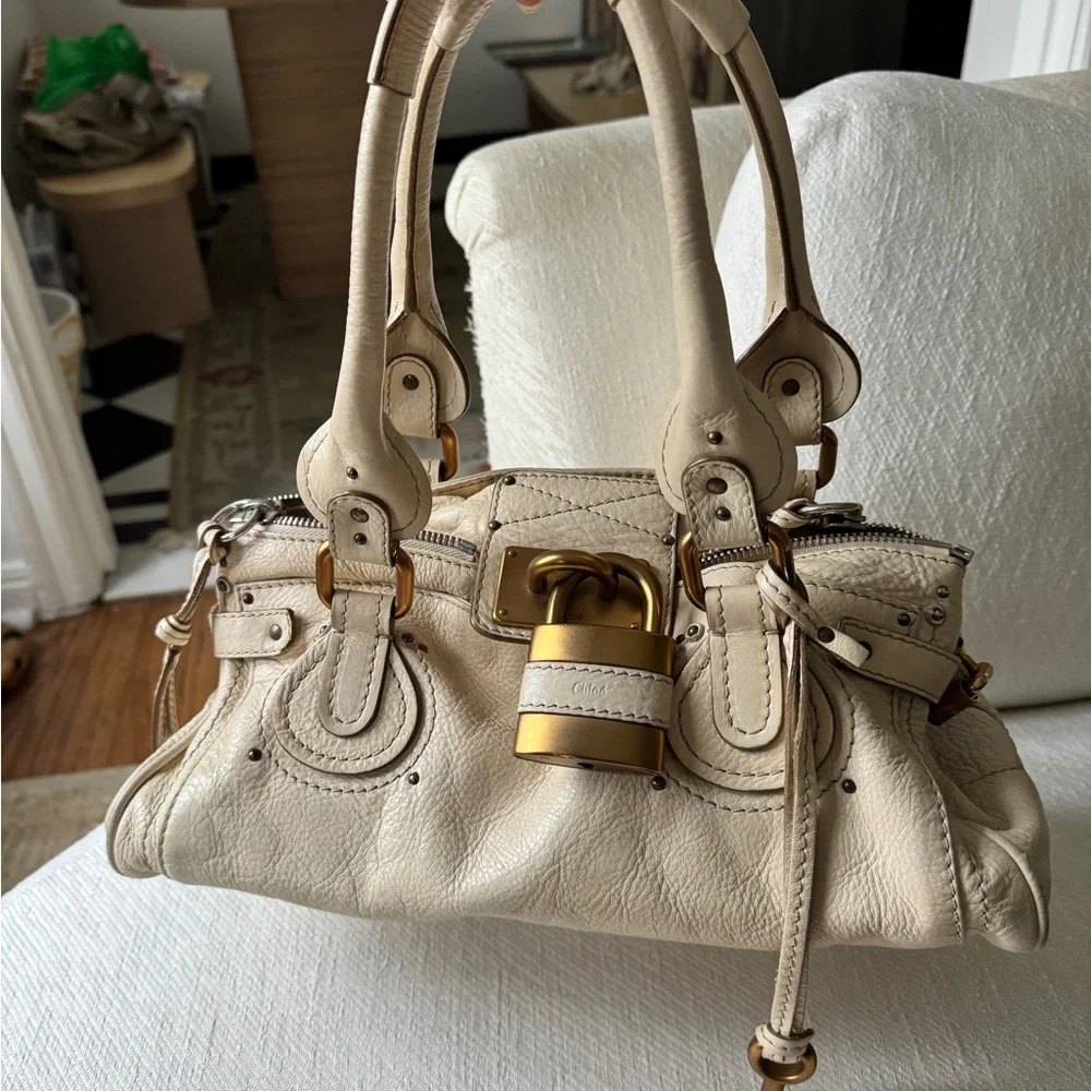 Vintage cream Chloe Paddington Bag - Picture 14 of 16